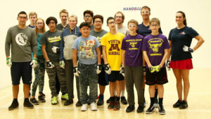 MN Youth Handball U of M handball clinic