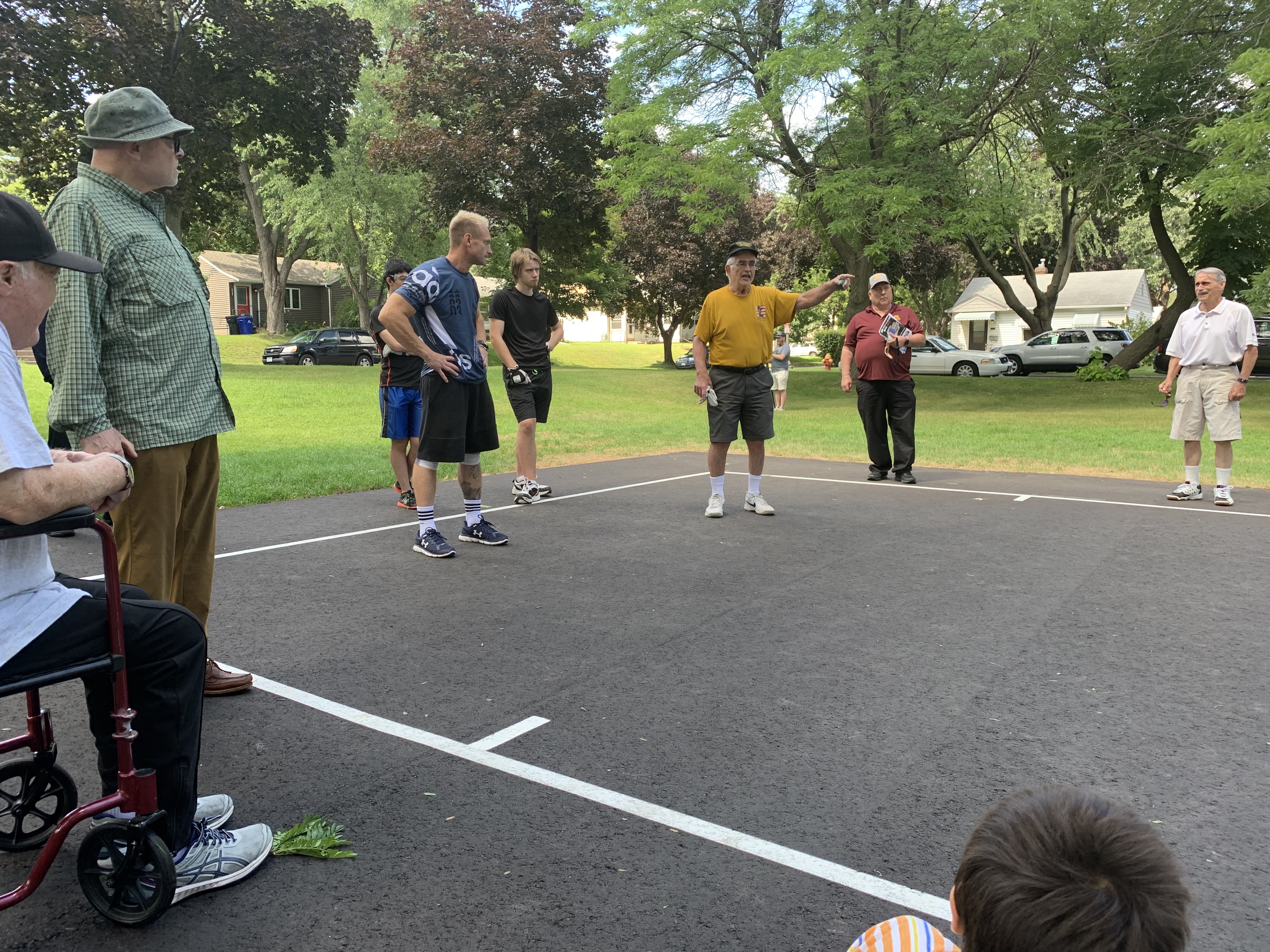 Clayland Park One Wall Celebration - handball instruction