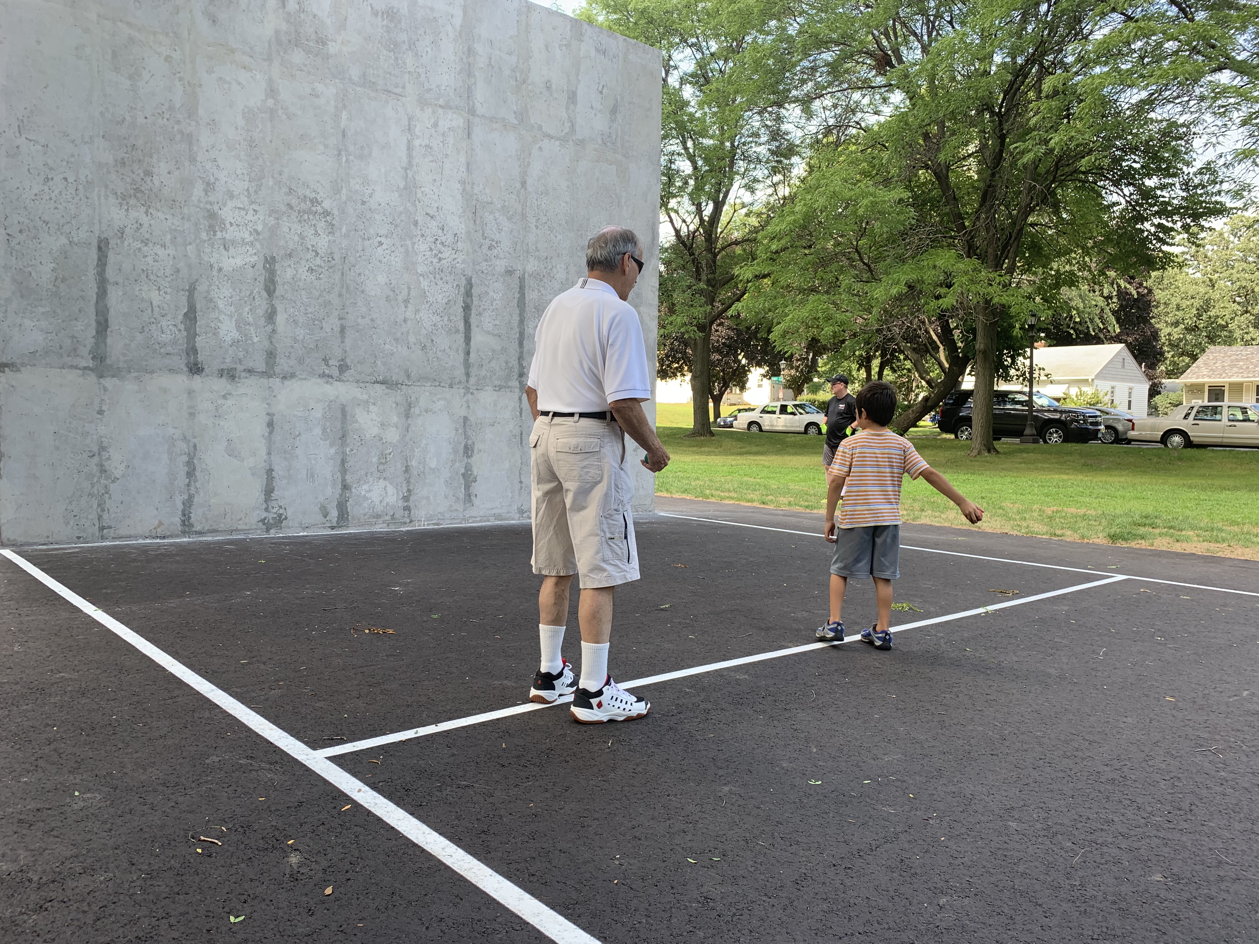 Clayland Park One Wall Celebration - handball lesson